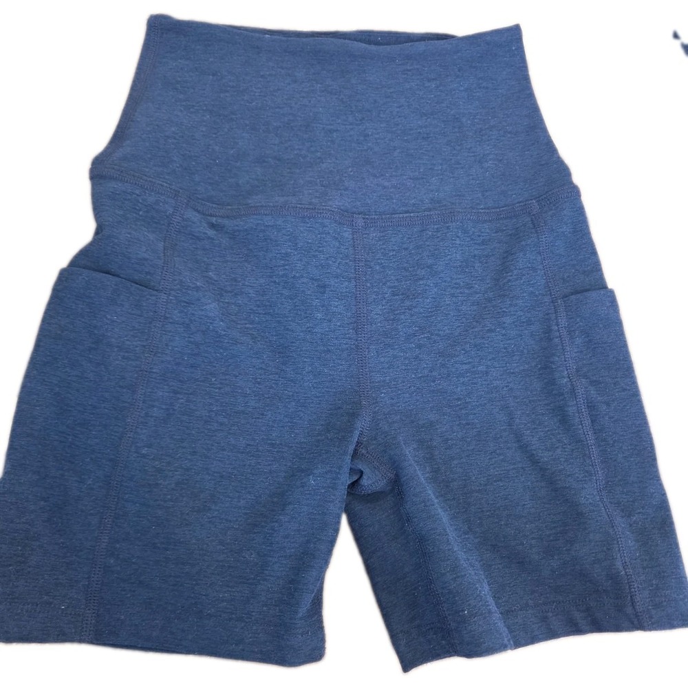 Beyond Yoga Spacedye  Pocket Shorts Navy Size XS